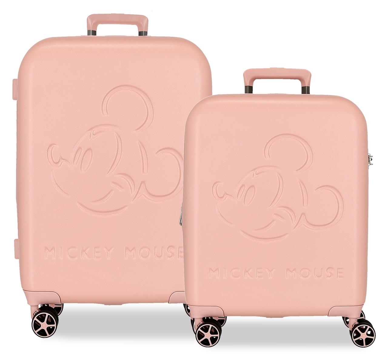5419522 SET/2 TROLLEY ABS 55-70CM. 4r. MICKEY Bon voyage NUDE