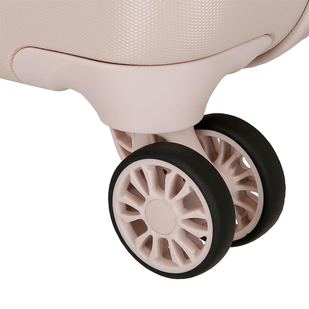 3111141 TROLLEY ABS 55CM.4R. Punto coccolami felice BEIGE