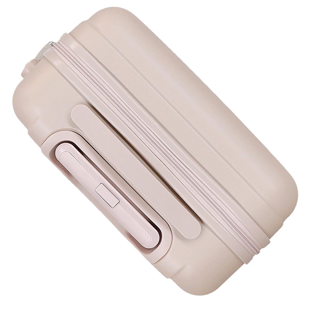 3111141 TROLLEY ABS 55CM.4R. Punto coccolami felice BEIGE