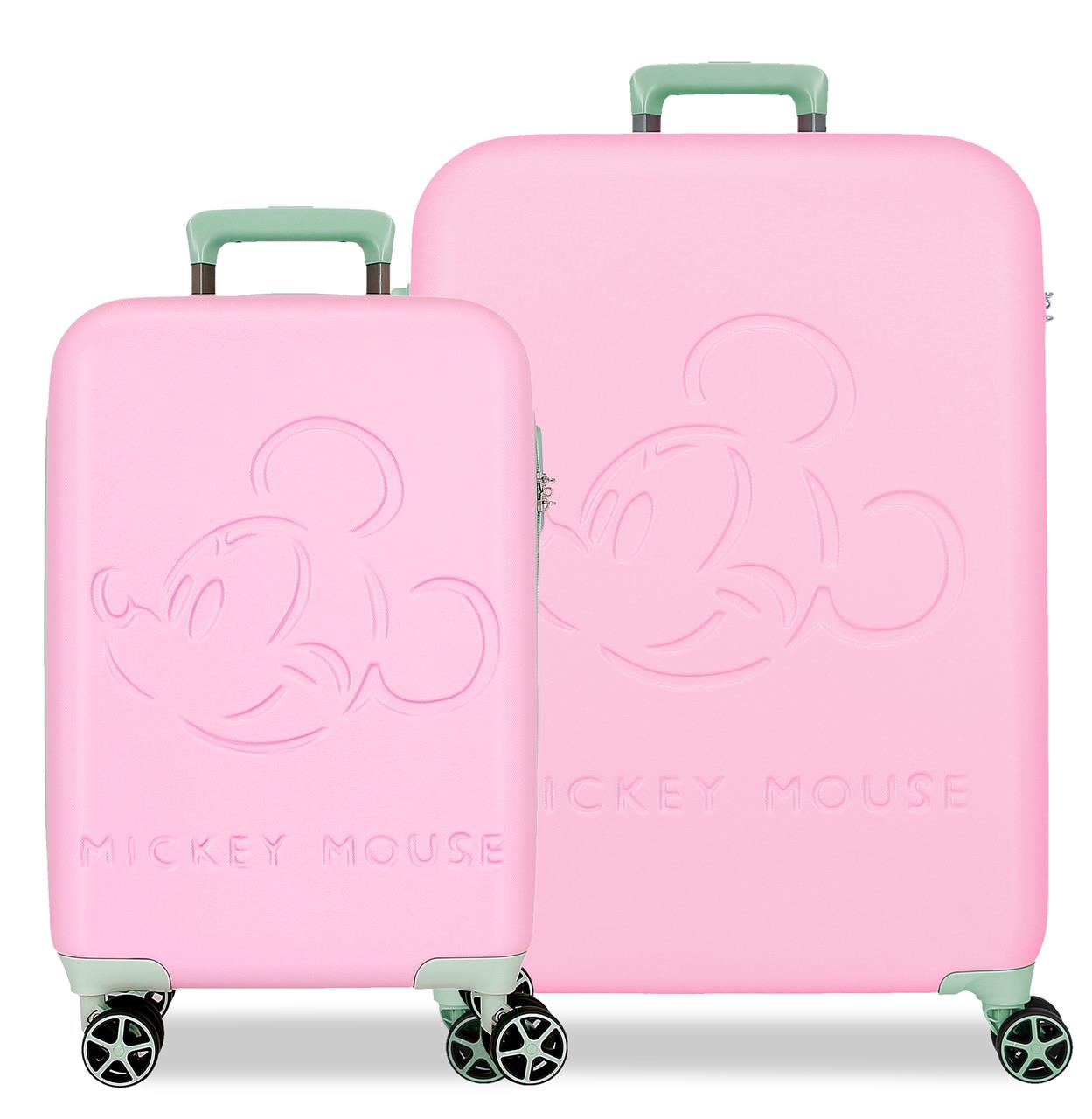 5439522 SET/2 TROLLEY ABS 55-65CM. 4r. MICKEY Crazy Trip Ros