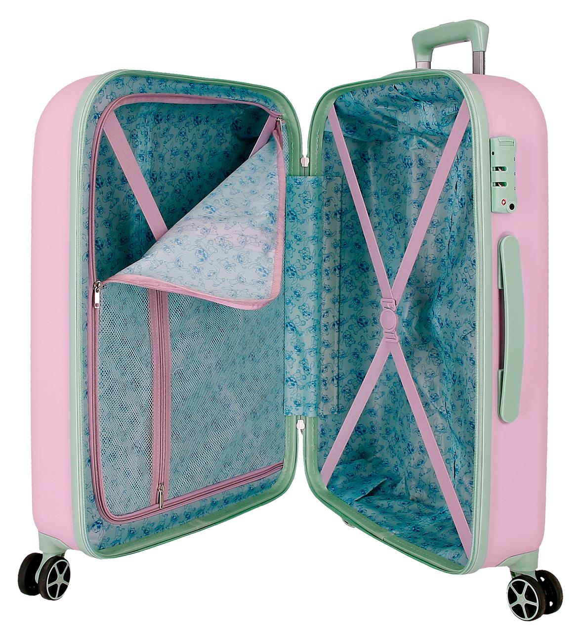 5449521 SET/2 TROLLEY ABS 55-60CM. C/EXP. 4R. TRAVELING WITH