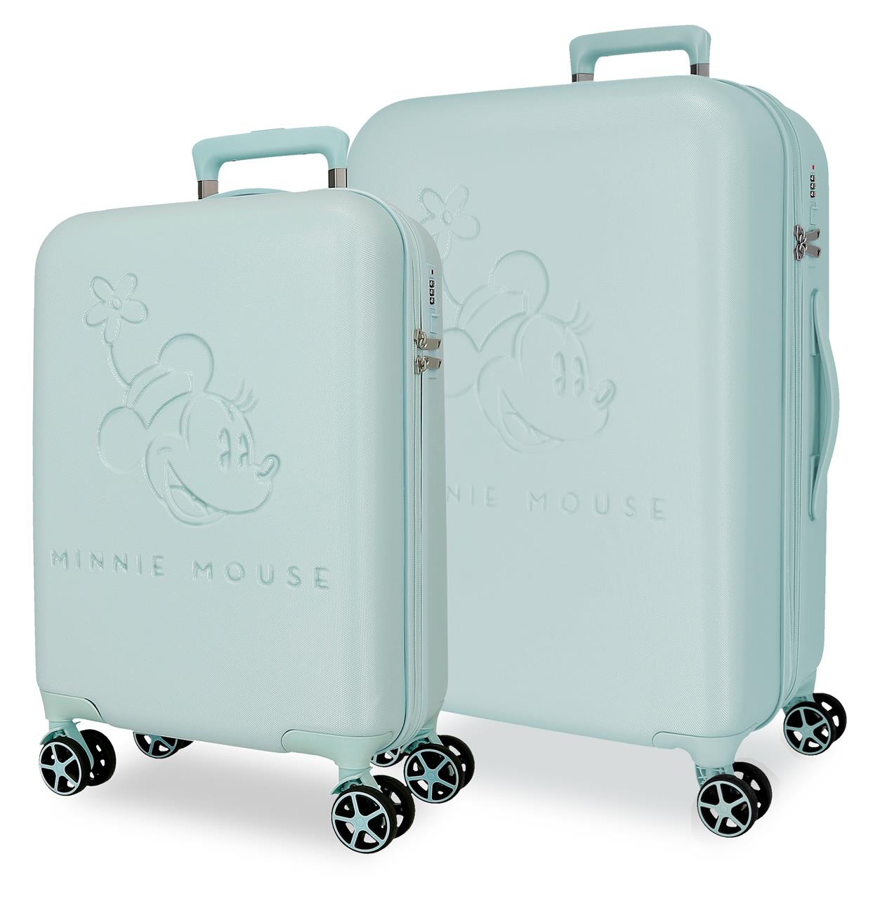 5569523 SET/2 TROLLEY ABS 55-65CM. 4R. TRAVELING COM MINNIE