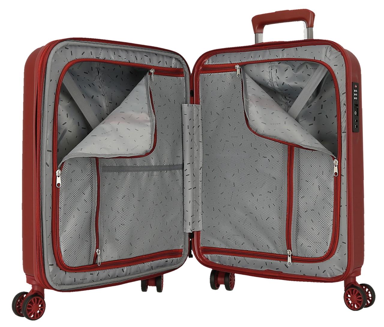 3488644 TROLLEY ABS 55CM.4R.C / Exp. Ironman rouge