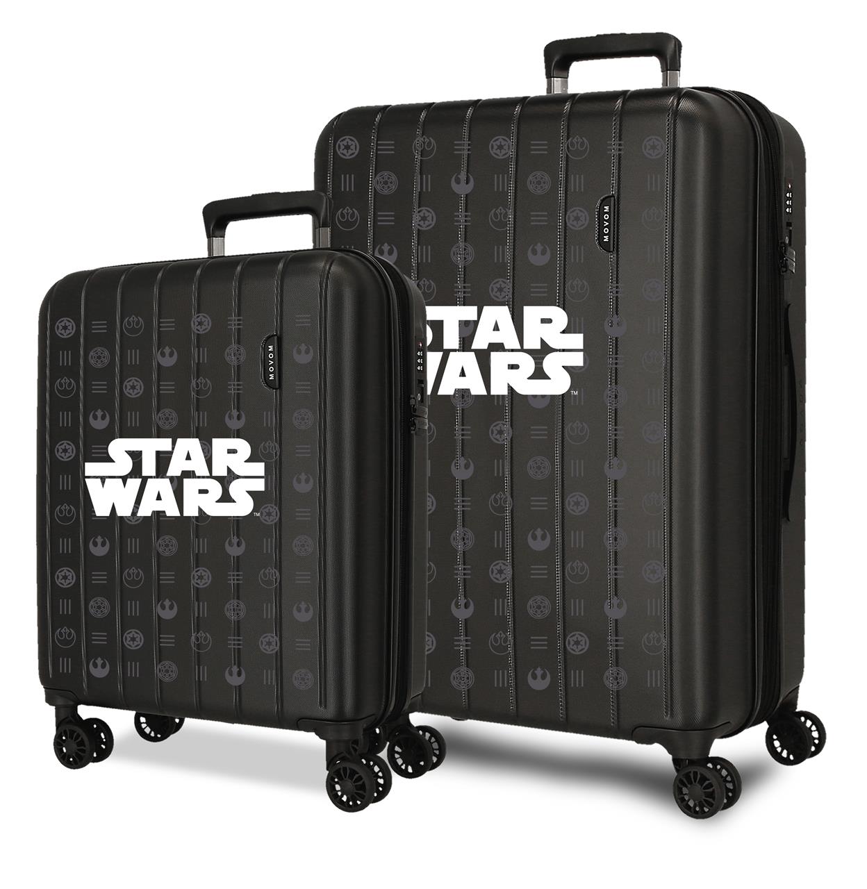 3498941 SET/2 TROLLEY ABS 55-65CM.4R.C/Exp. STAR WARS BLACK