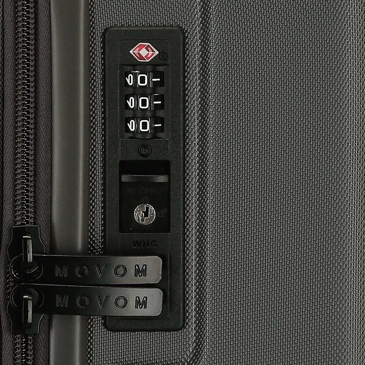 3518642 TROLLEY ABS 55CM.4R.C/EXP. MINNIE ANTRACIET LIJN