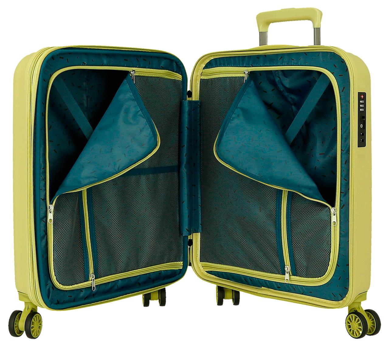 3518643 TROLLEY ABS 55CM.4R.C/EXP. MINNIE YELLOW LINE