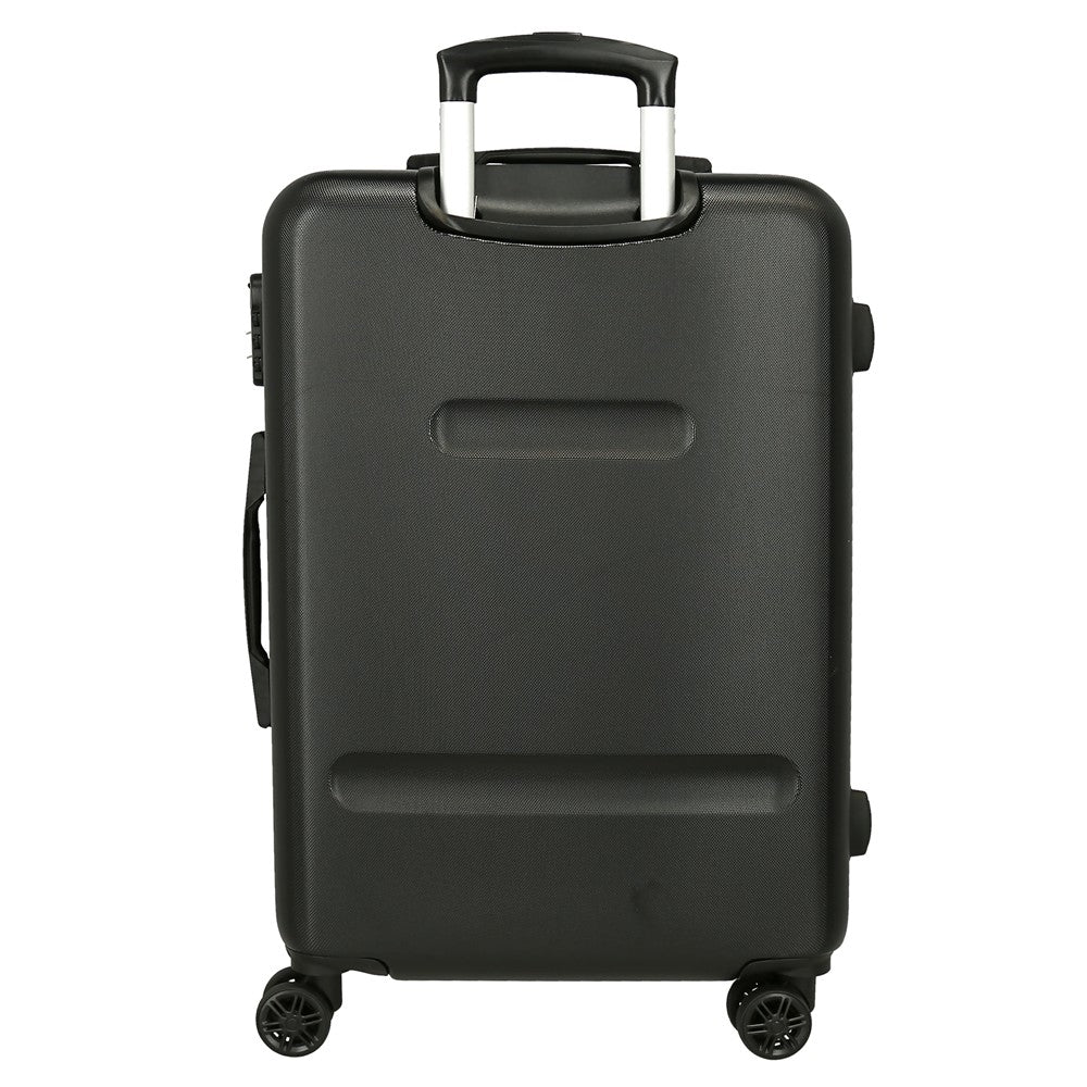 SET/2 TROLLEY ABS 55-65CM.4R. TEAM AVENGERS BLACK C.102