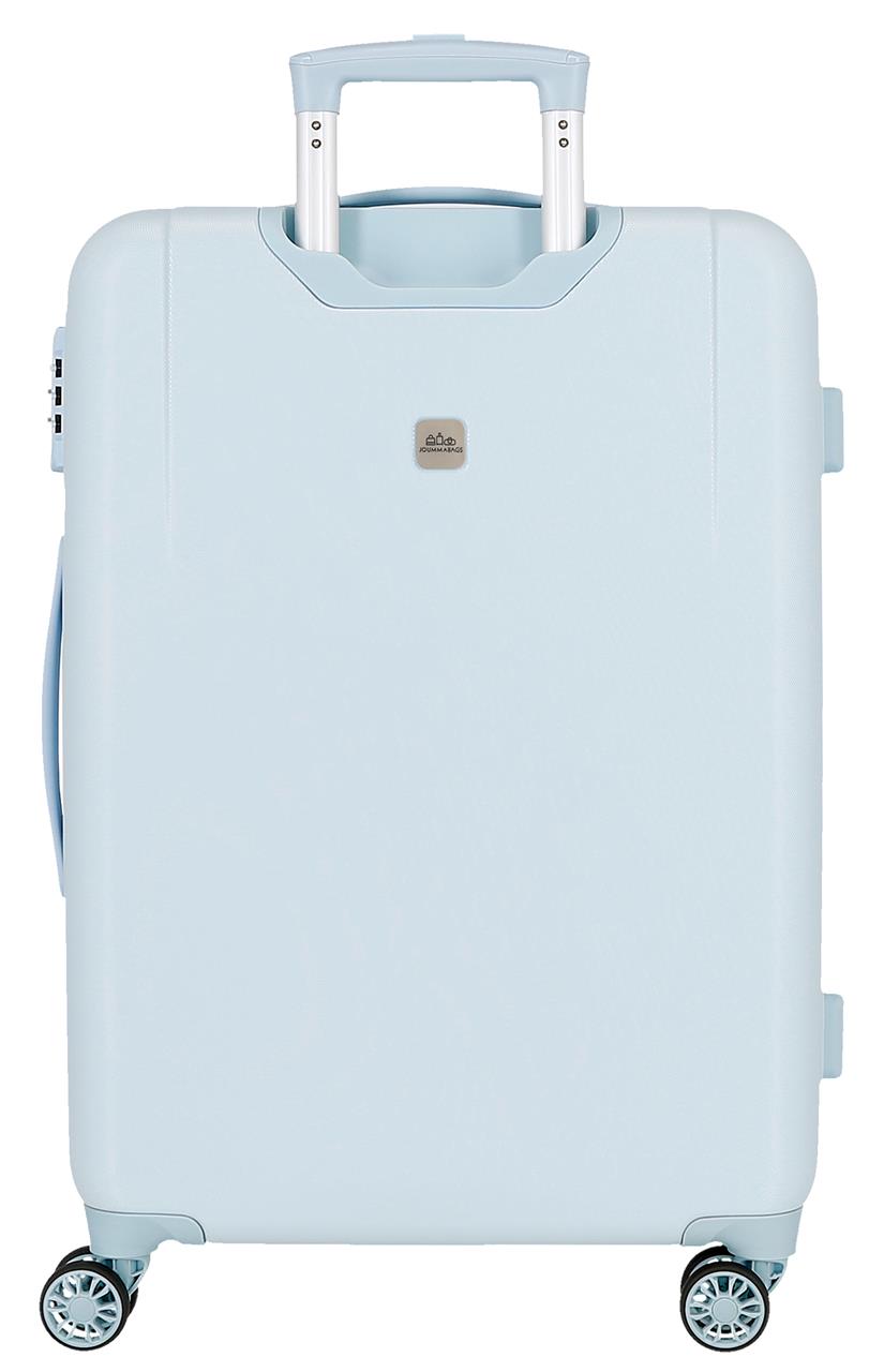 3291241 TROLLEY ABS 65CM. 4R. STICHHERZEN HELLBLAU