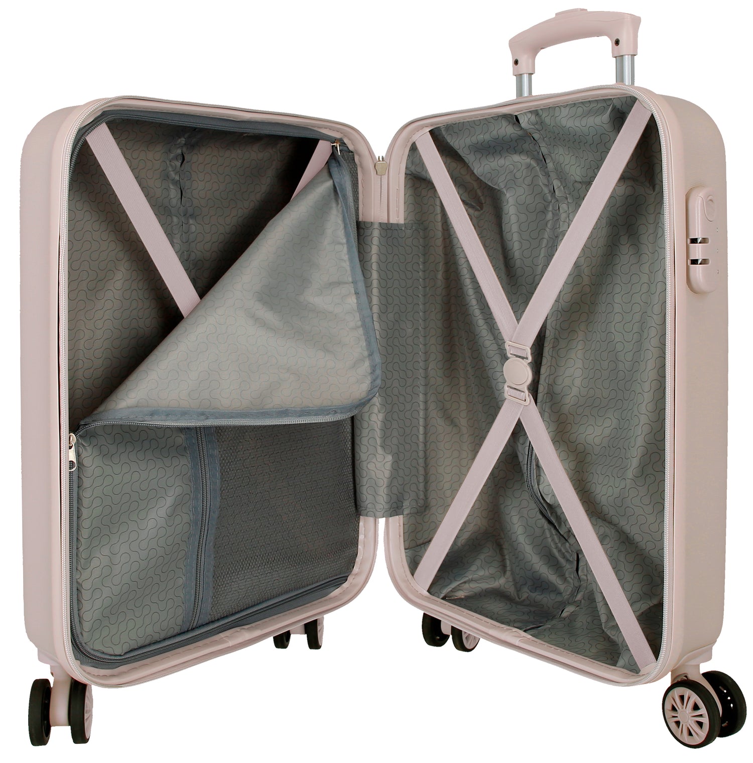 3311143 TROLLEY ABS 55CM. 4R. PUNTO DALLE HAWAII BEIGE