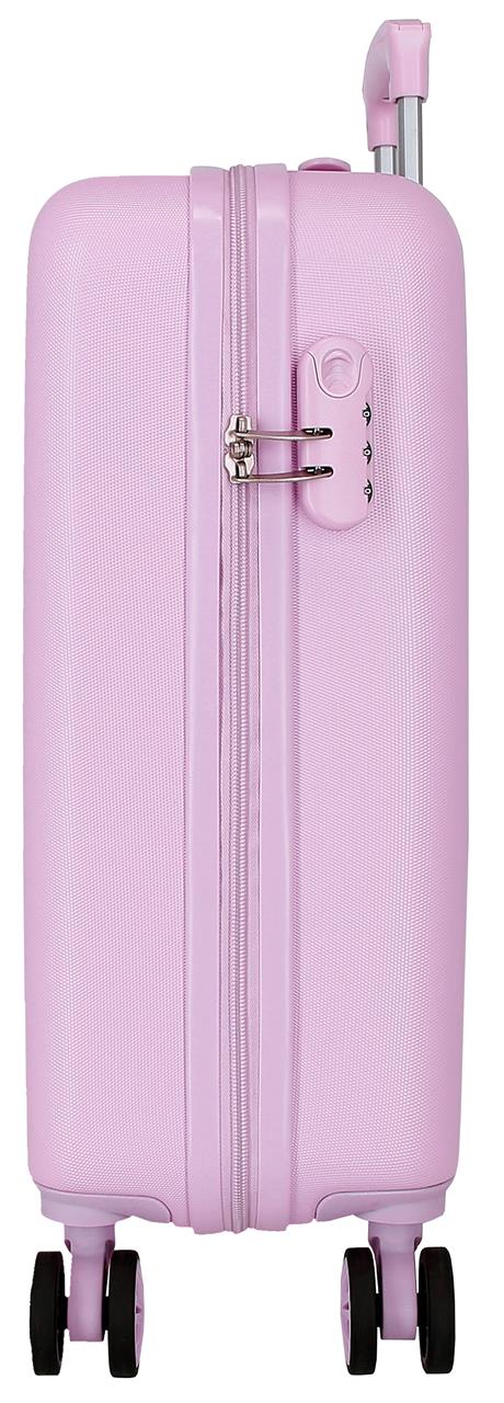 3311142 TROLLEY ABS 55CM. 4R. STICH AUS HAWAII-FLIEDER