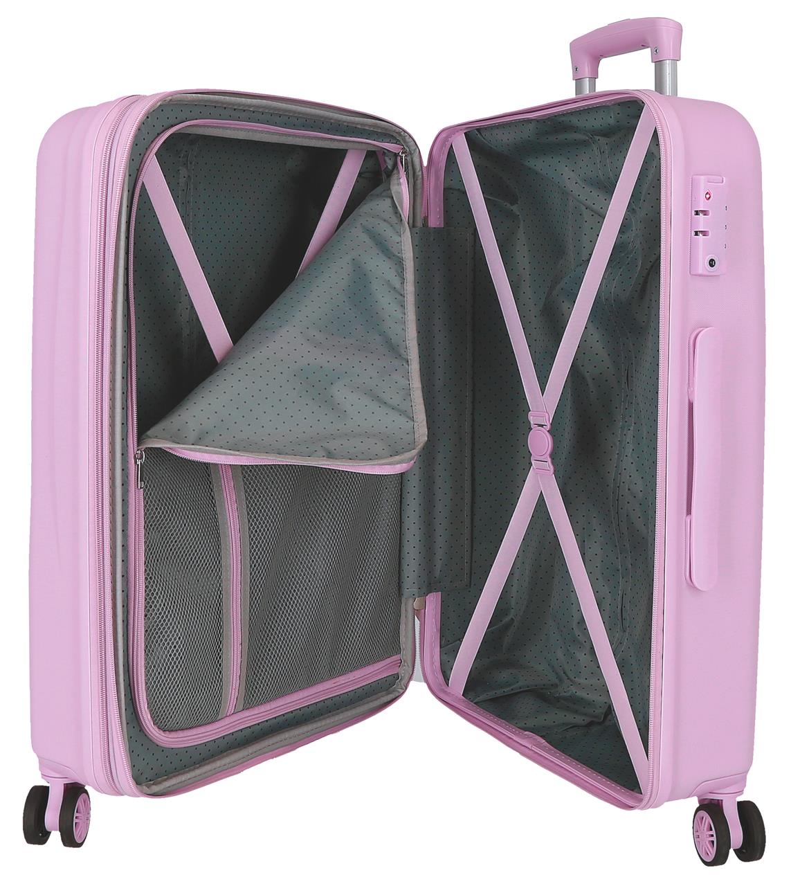 3311242 TROLLEY ABS 65CM. 4R. PUNTO DA HAWAII LILLA