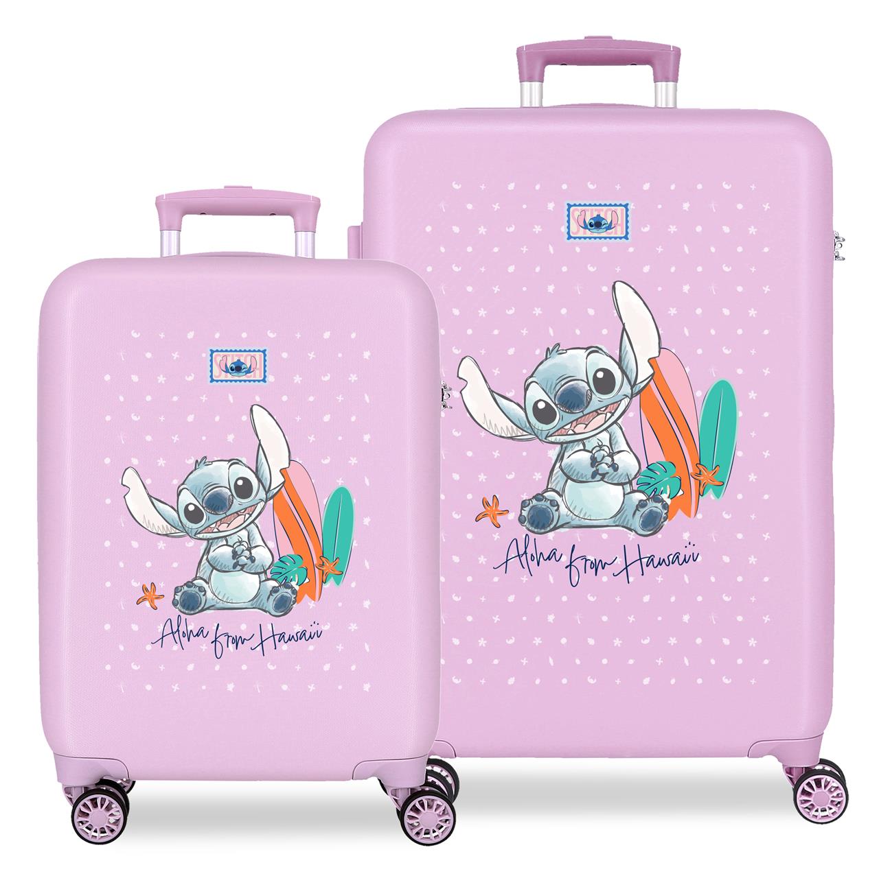 3311442 SET/2 TROLLEY ABS 55-65CM. 4R. PUNTO DALLE HAWAII LI