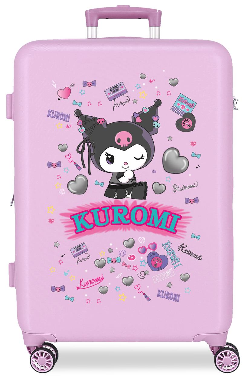 3461241 TROLLEY ABS 65CM. 4R. KUROMI RETROPOP LILAC