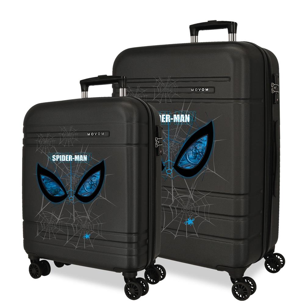 SET/2 TROLLEY ABS 55-68CM. C/EXP. 4R. SPIDERMAN SIEHT ZU