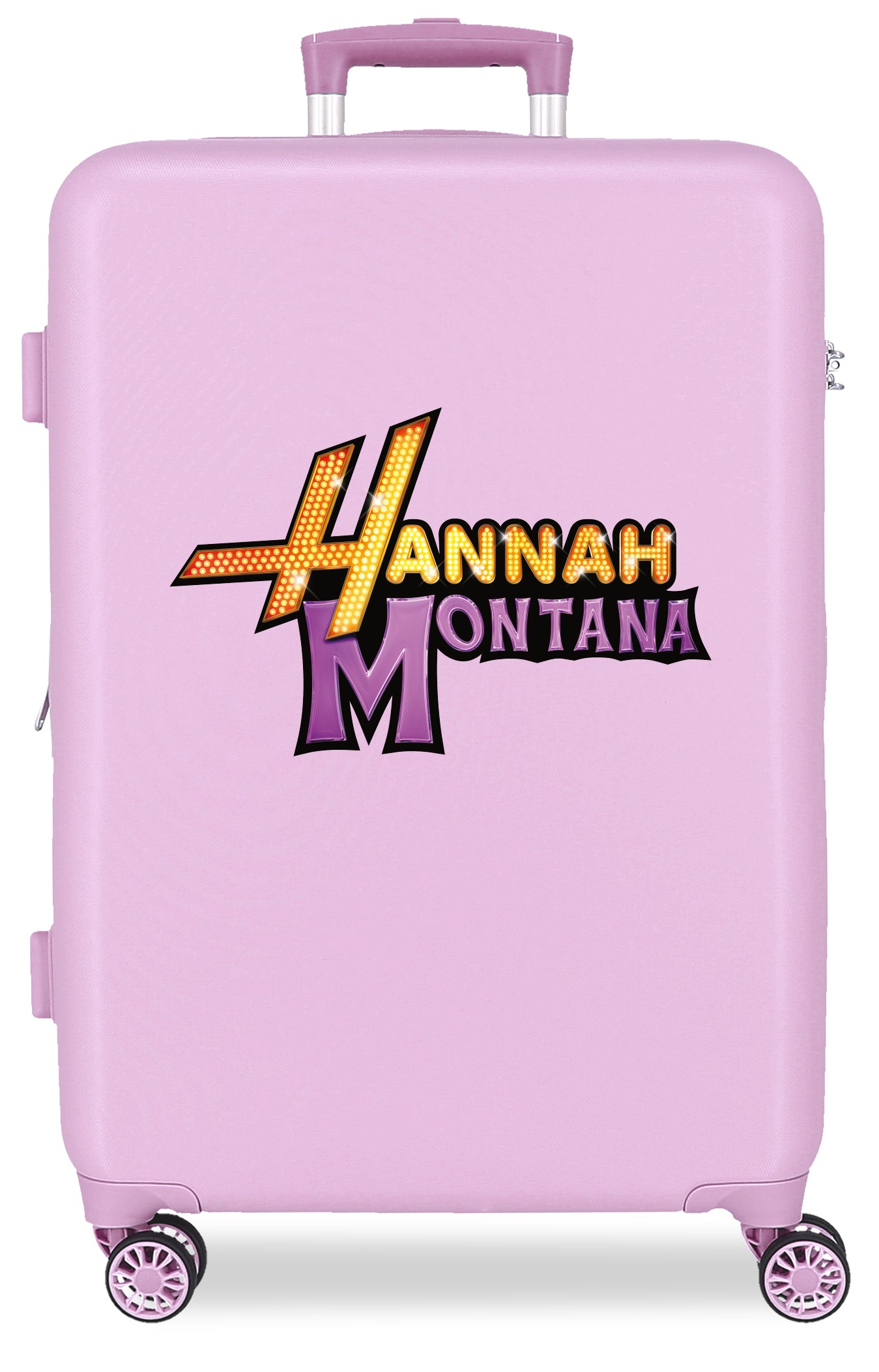 TROLLEY ABS 65CM.4R.C/ESP. HANNAH MONTANA LILLA