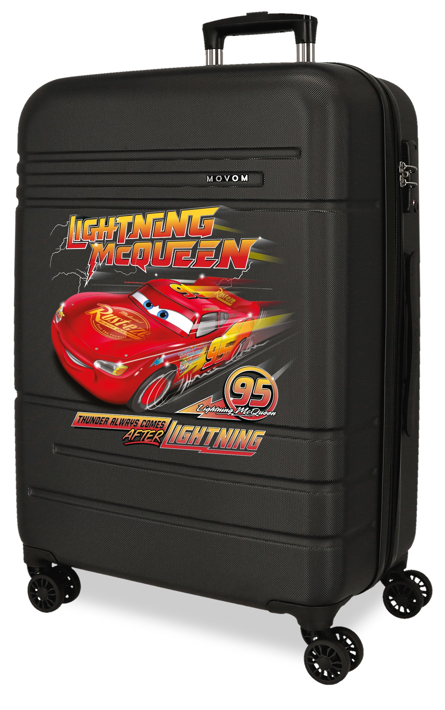 TROLLEY ABS 68CM.4R.C/EXP. CARS LIGHTNING MCQUEEN BLACK