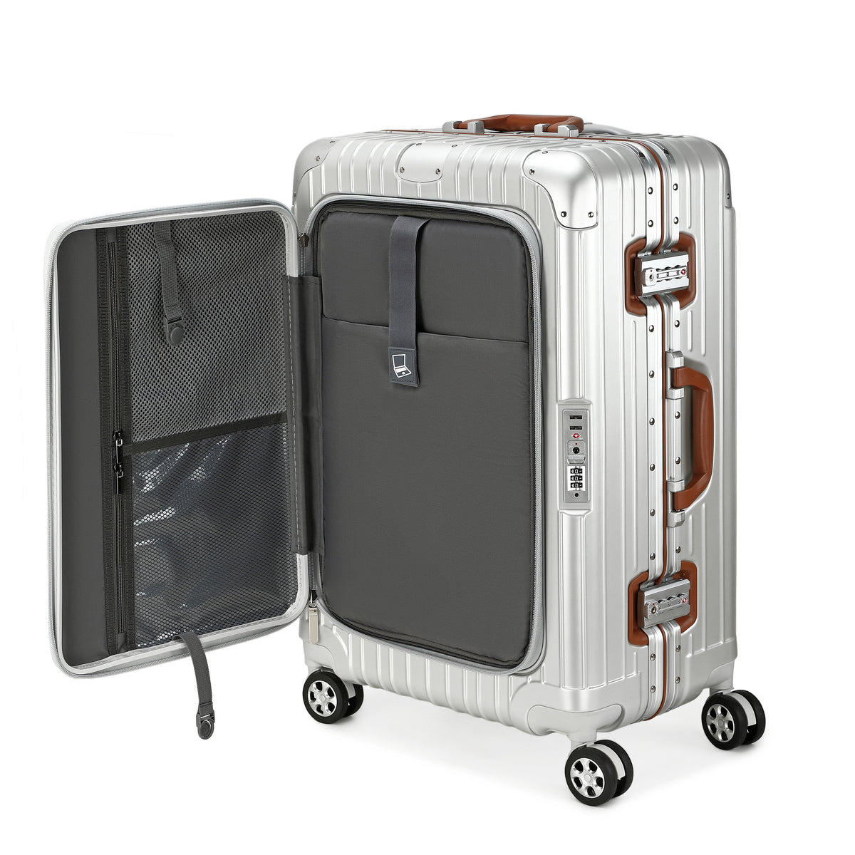 GREENWICH medium expandable suitcase 67cm ALUMINUM FRAME BANGKOK