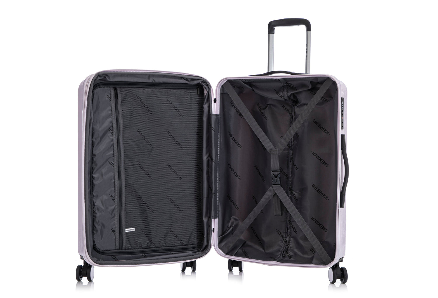 GREENWICH kabine og medium kuffert sæt HANOI