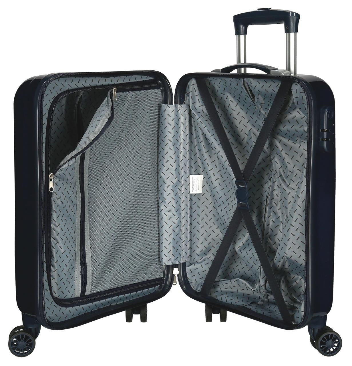 3671725 TROLLEY ABS 55CM.4R MICKEY Y MINNIE LONDON MARINE