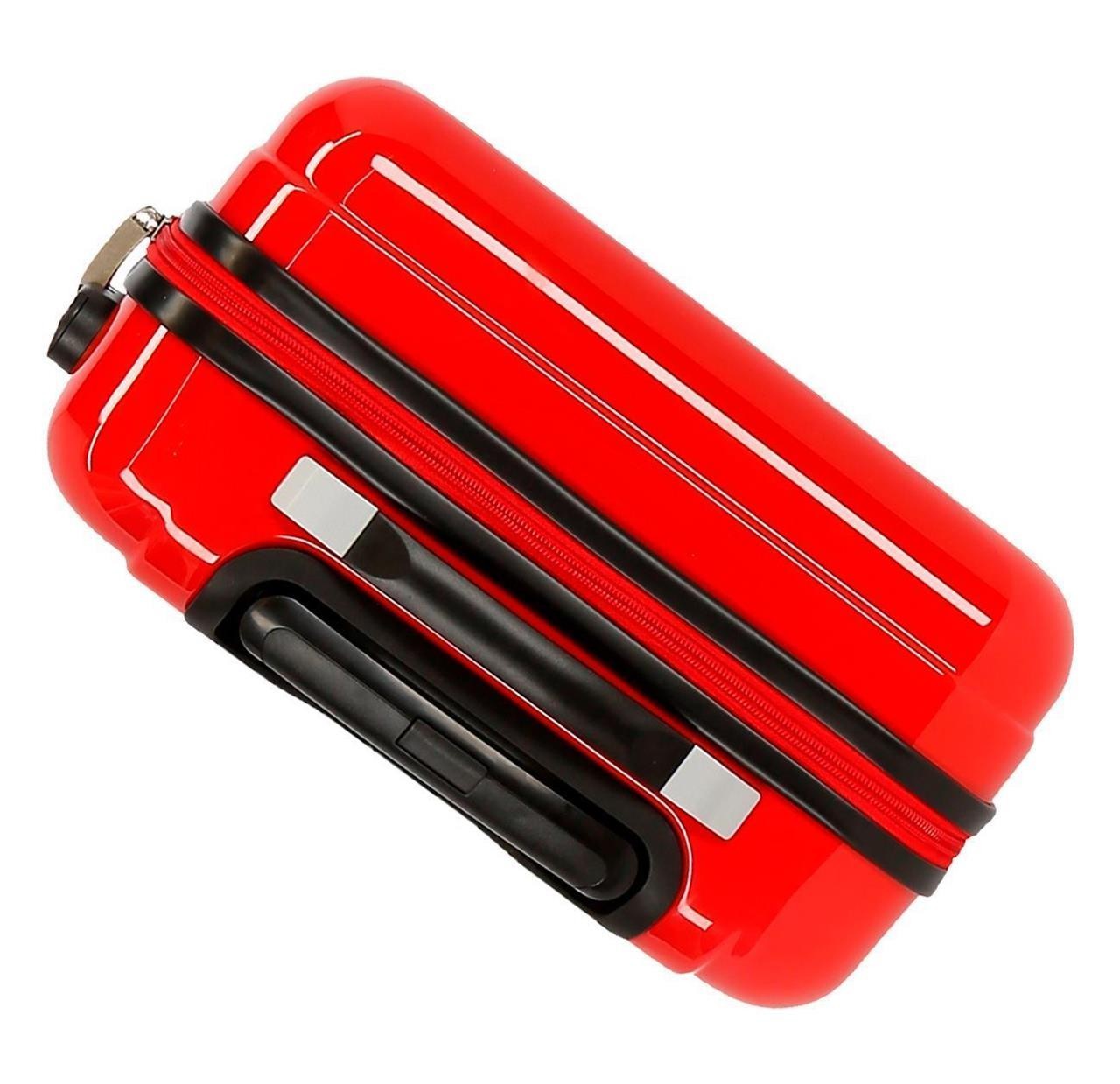 3671726 TROLLEY ABS 55CM.4R MICKEY Y MINNIE LONDON VERMELHO