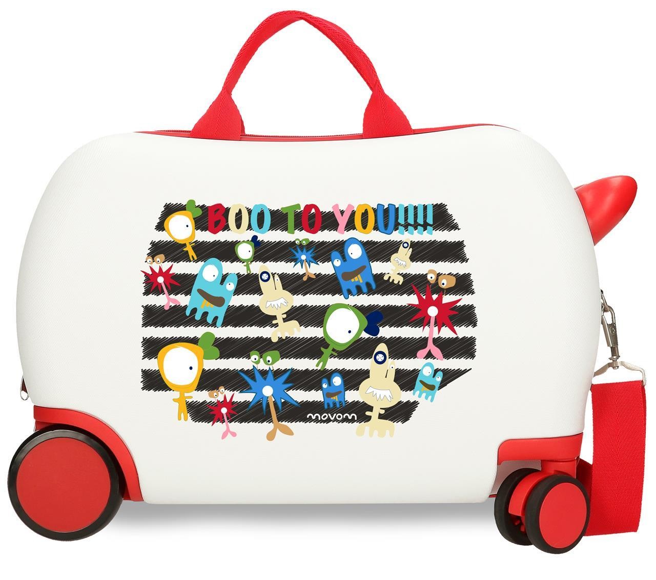 3721066 Maleta INF.ABS 4R.(2 MULTI.) 45CM. MOVOM BOO TO YOU