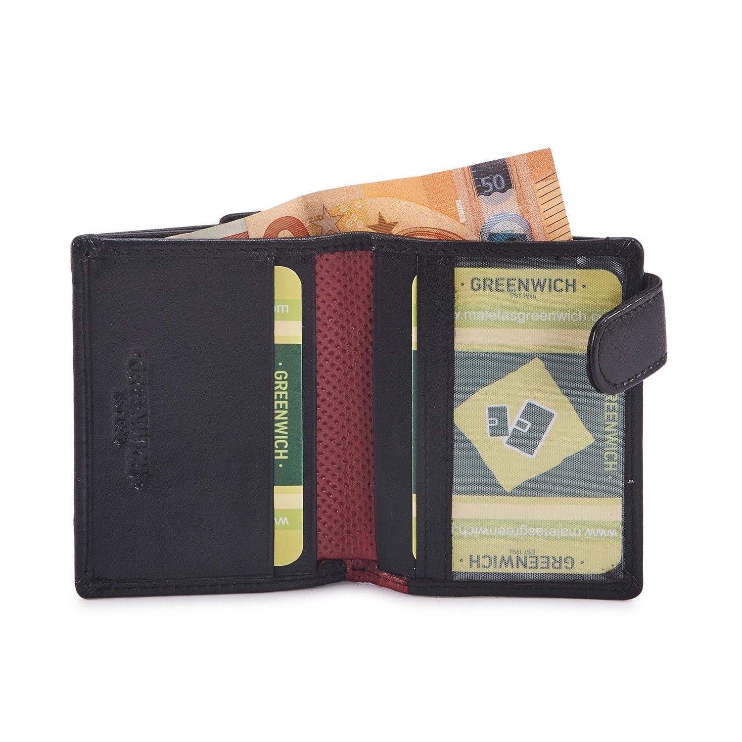 GREENWICH Portfólio de couro pequeno - Nil