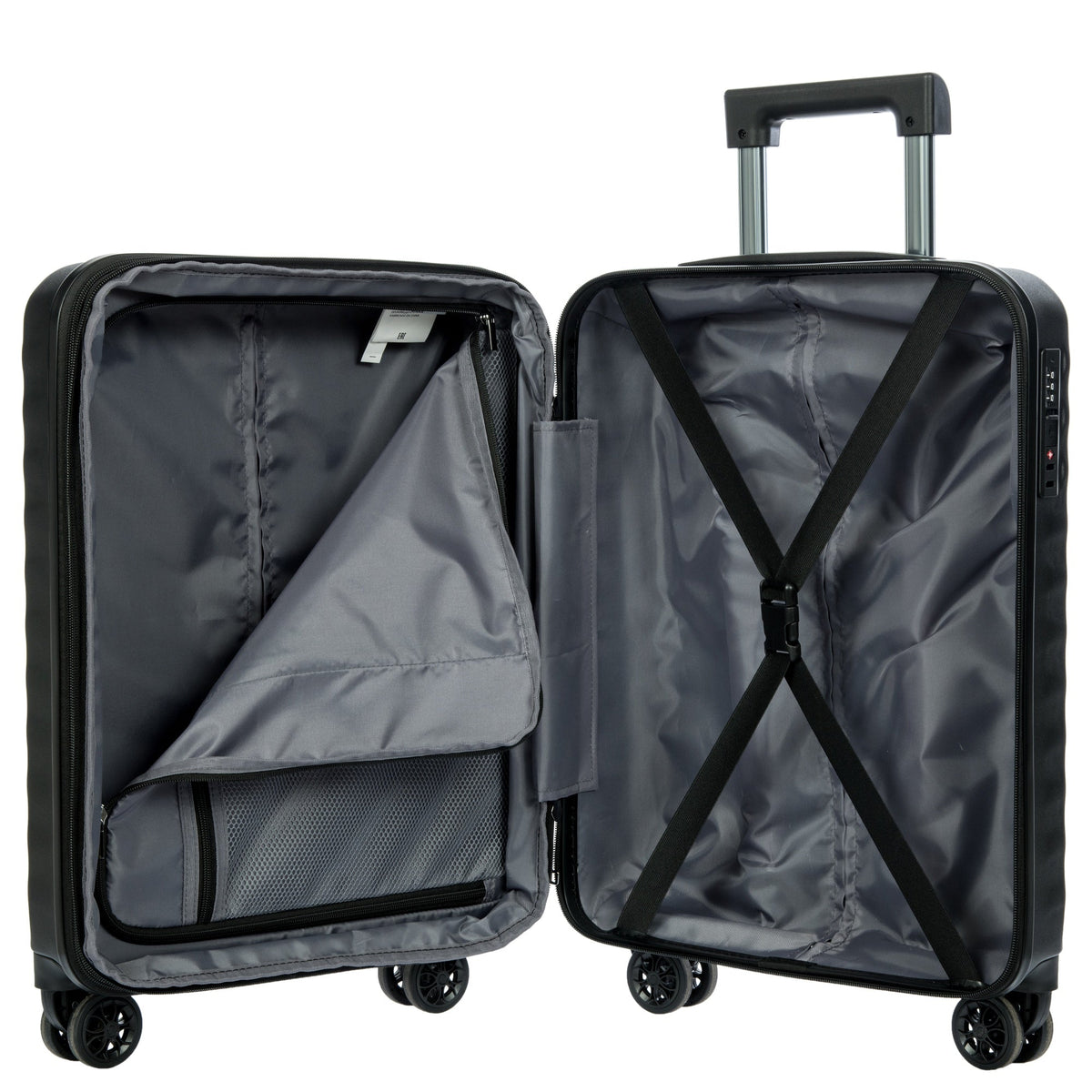 NAUSICAA de Bric Valise cabine EXTENSIBLE 55CM BLACK