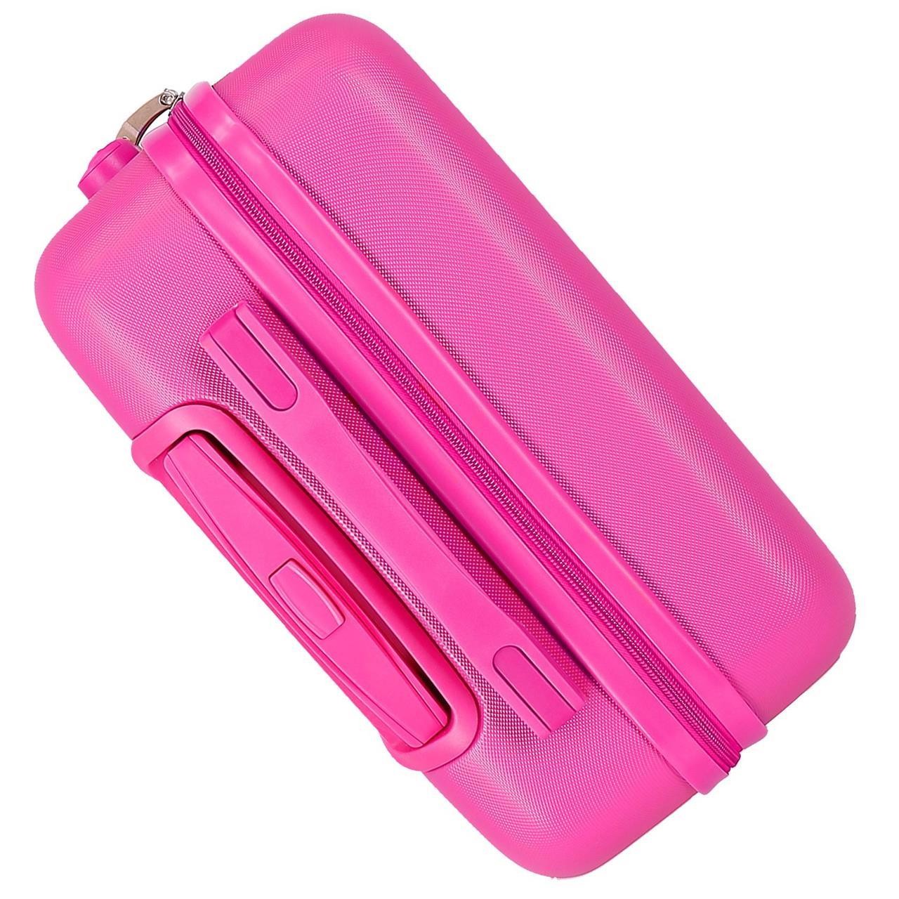 4021145 TROLLEY ABS 55CM.4R. MINNIE GEOMETRIC Fuksia