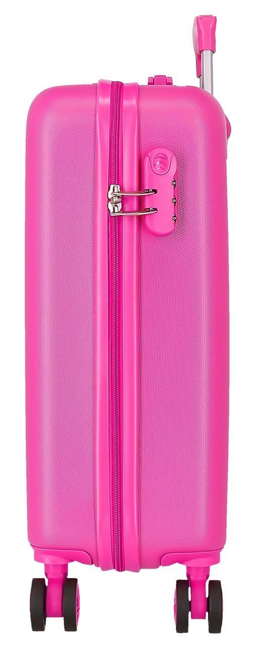 4021145 TROLLEY ABS 55CM.4R. MINNIE GEOMETRIC Fuksia