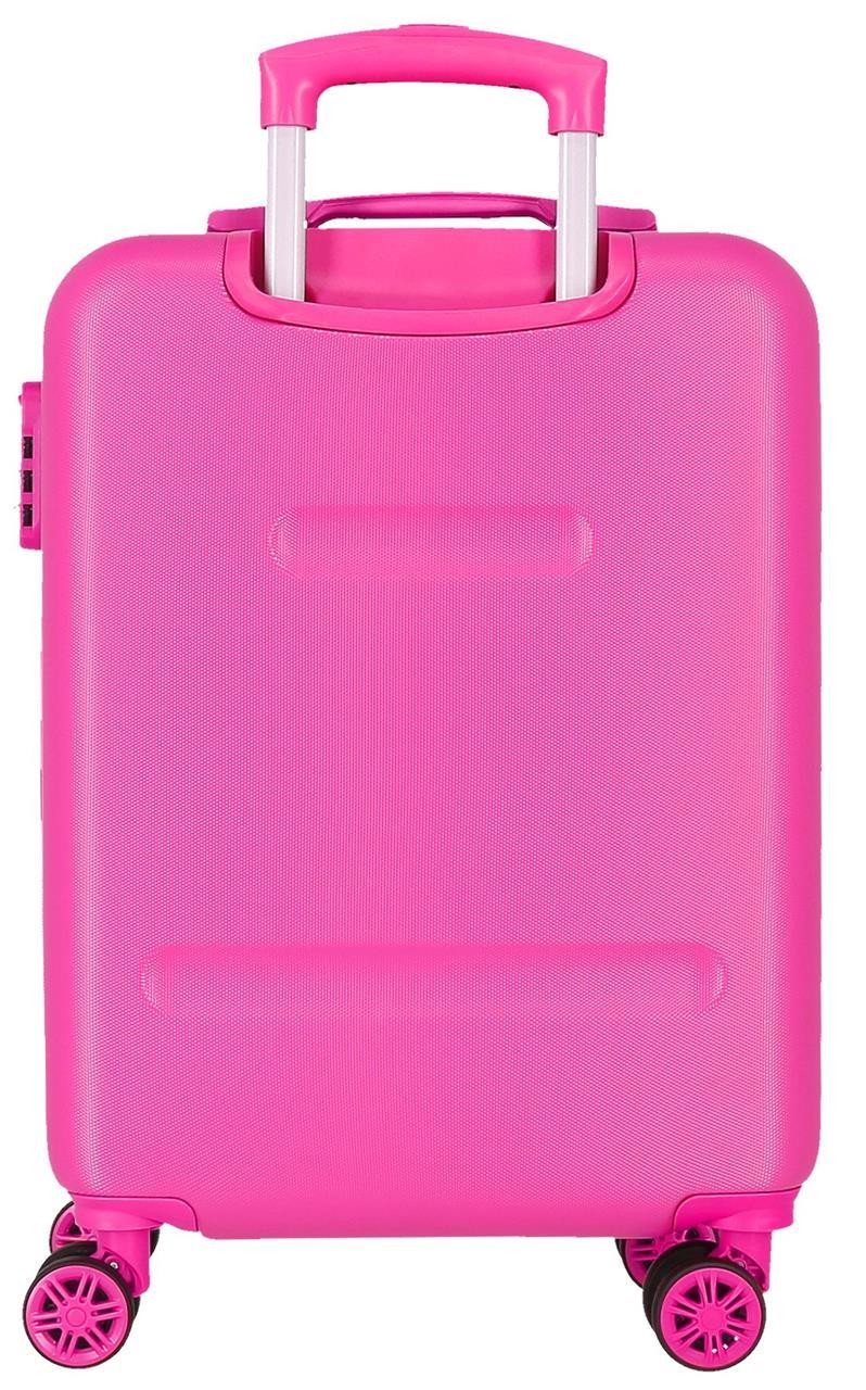 4021145 TROLLEY ABS 55CM.4R. MINNIE GEOMETRIC Fuksia