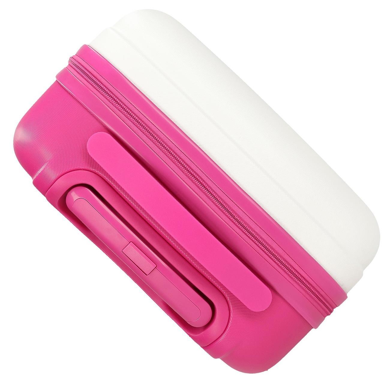 4071343 TROLLEY ABS 50CM.4R.ROLL ROAD I AM UNICORN BIANCO