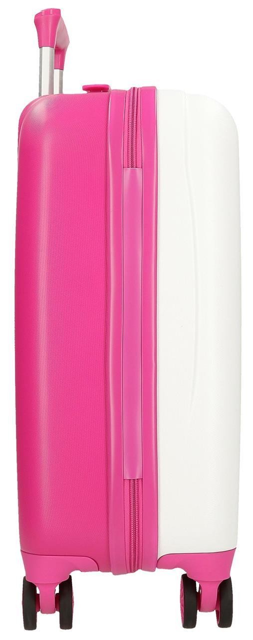 4071343 TROLLEY ABS 50CM.4R.ROLL ROAD I AM UNICORN BIANCO