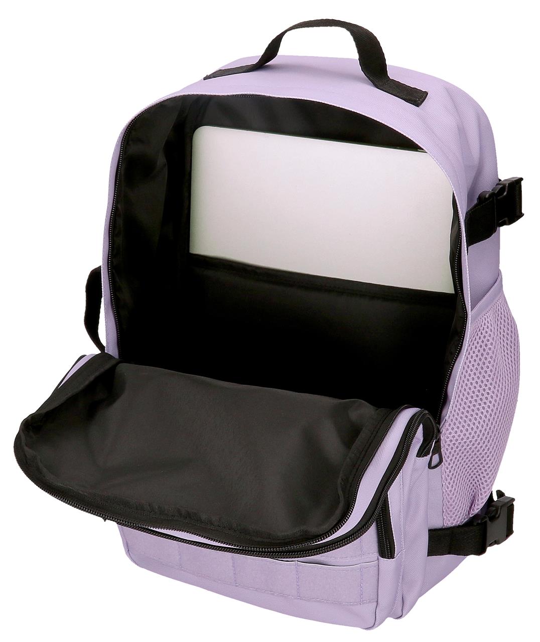 63225H2 ADAP-RUCKSACK. 40CM. PJL ARIS BUNTES LILA