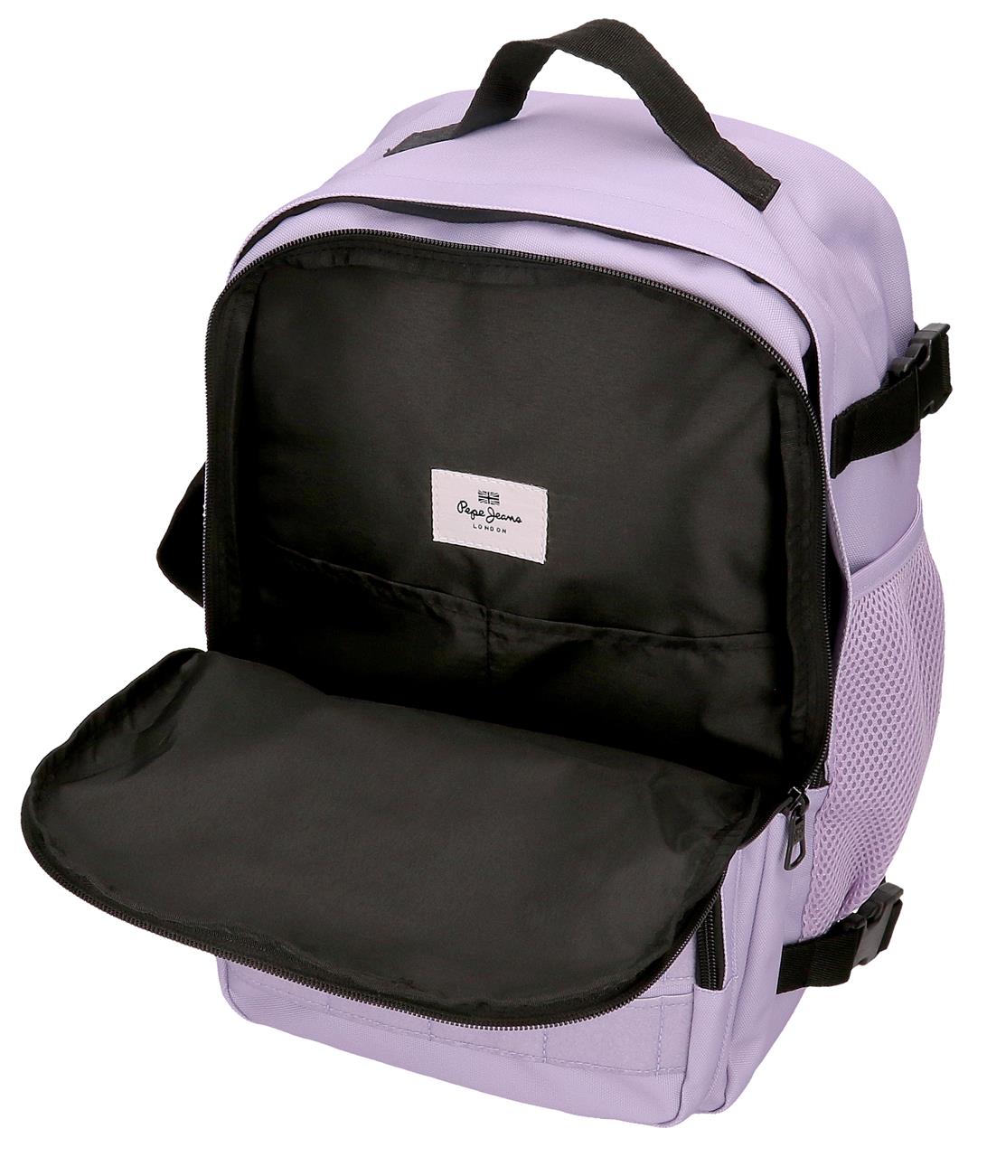 63225H2 ADAP-RUCKSACK. 40CM. PJL ARIS BUNTES LILA