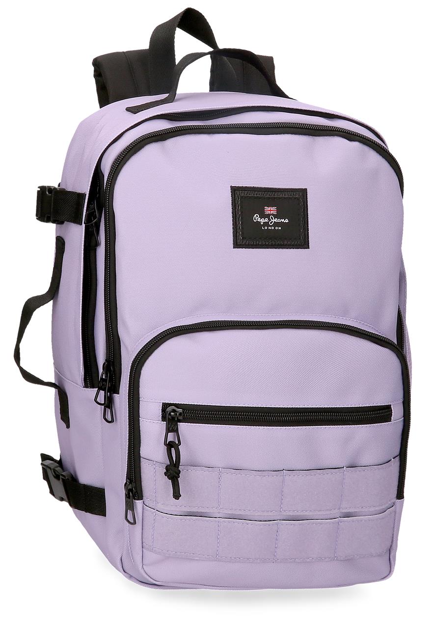 63225H2 ADAP-RUCKSACK. 40CM. PJL ARIS BUNTES LILA