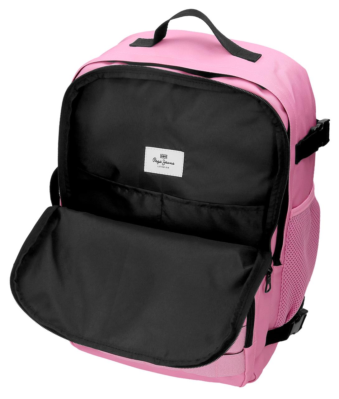 63228C9 ADAP-RUCKSACK. 44CM. PJL ARIS BUNTES ROSA