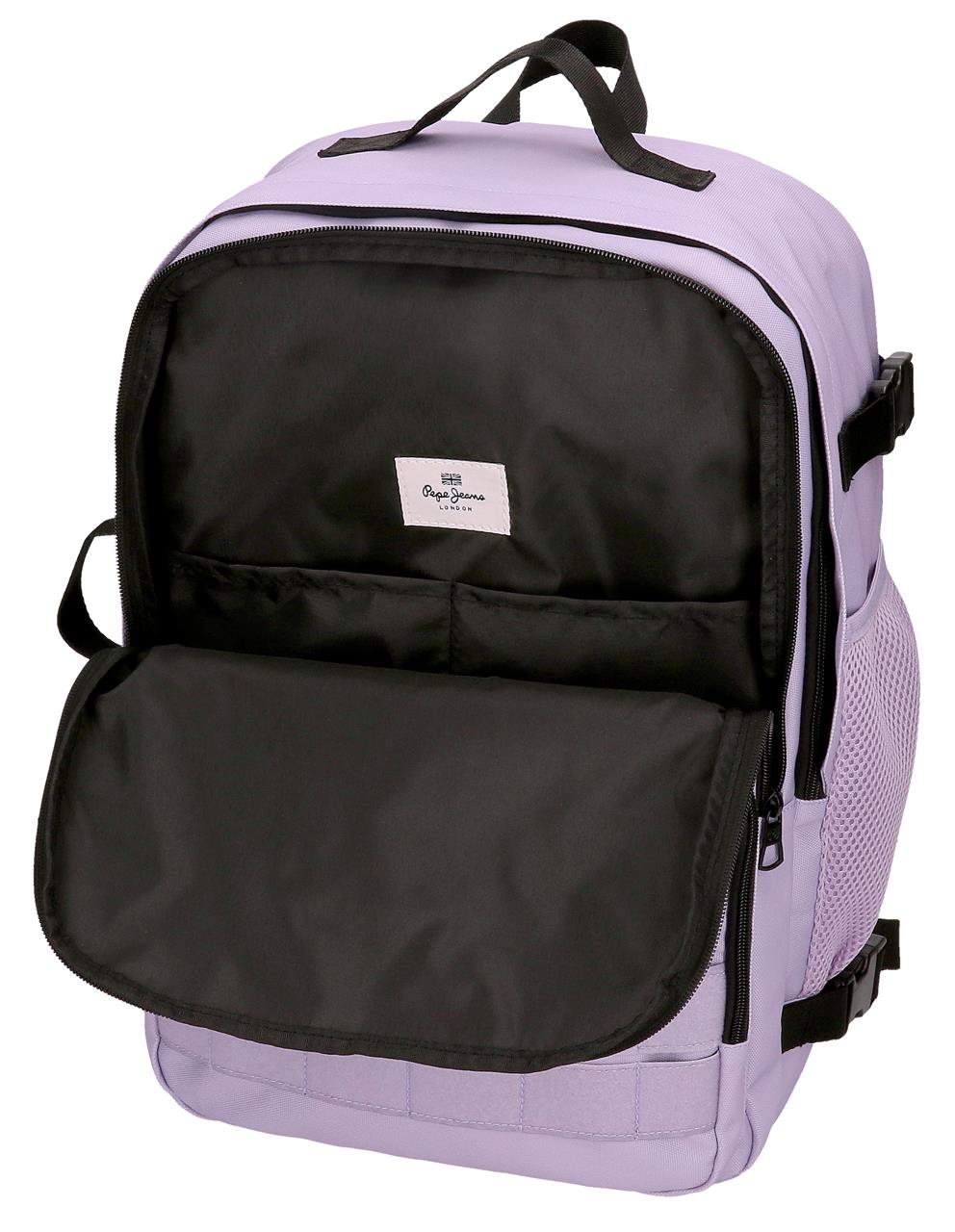63228H2 ADAP BACKPACK. 44CM. PJL ARIS COLORFUL LILAC