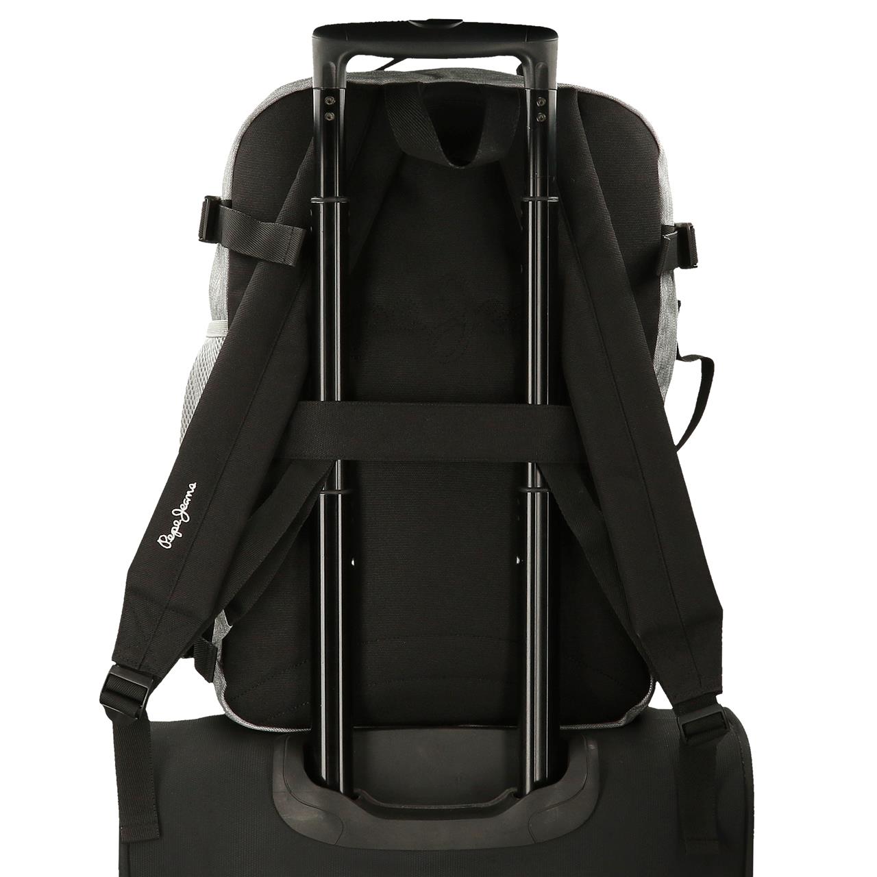 63328H1 SAC À DOS ADAP. 44CM. PJL ARIS GRIS PERMISTANT