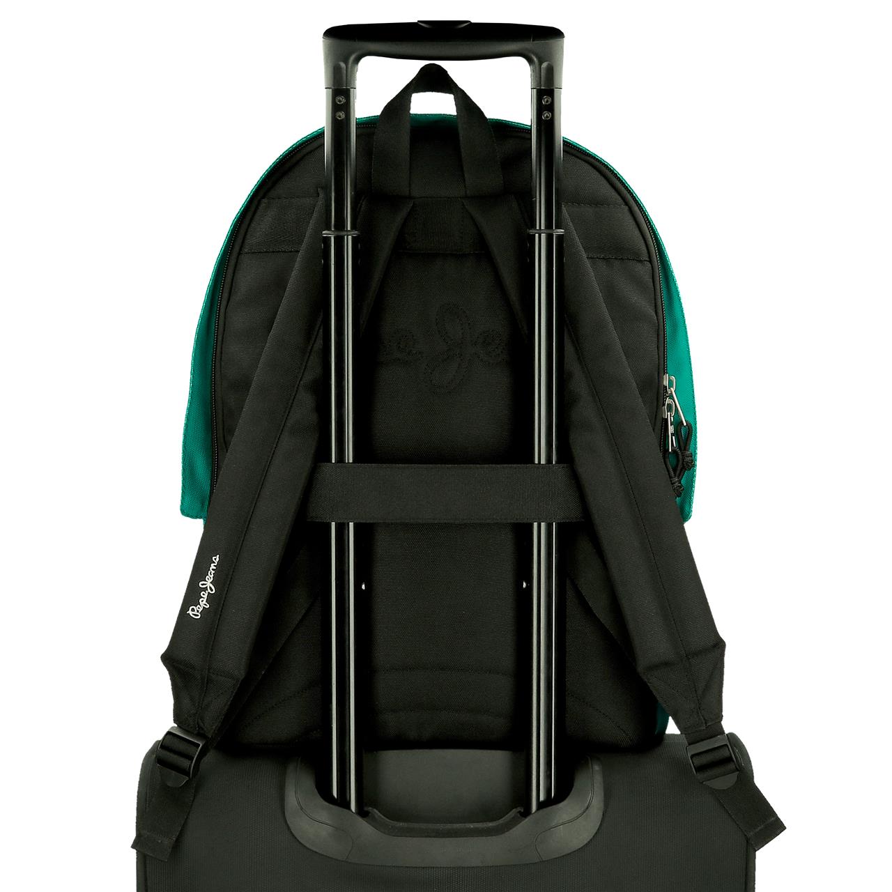 63324C6 RUCKSACK MIT KABELHALTER. 44CM 2C. PJL ARIS IMMERGRÜNES GRÜN