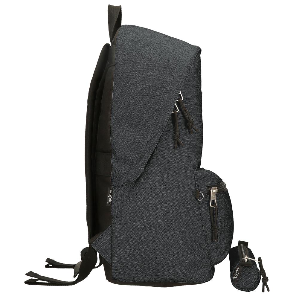 63392C8 BACKPACK CORD HOLDER + EVERYTHING CASE. 44CM. PJL ARIS EVERGRE
