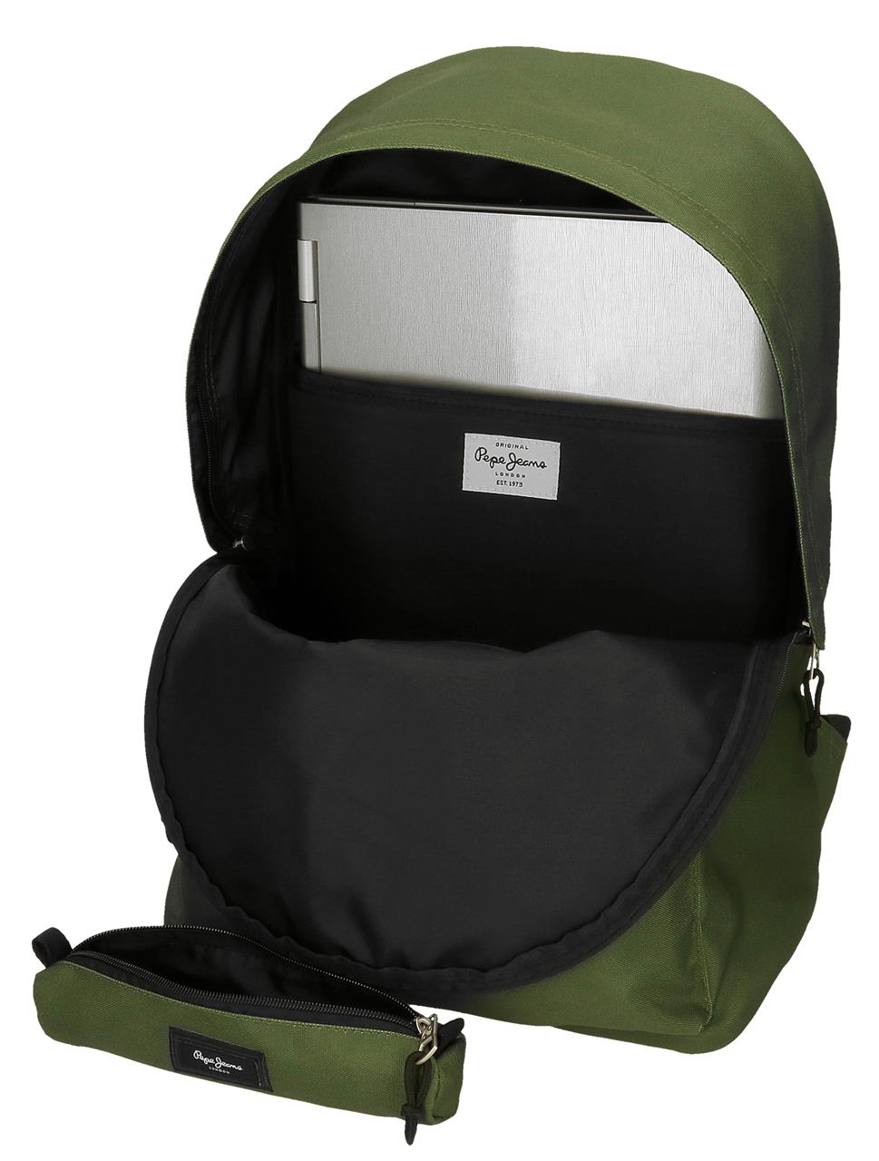 63392A4 RUCKSACKKABELHALTER + ALLES-ETUI. 44CM. PJL ARIS IMMER