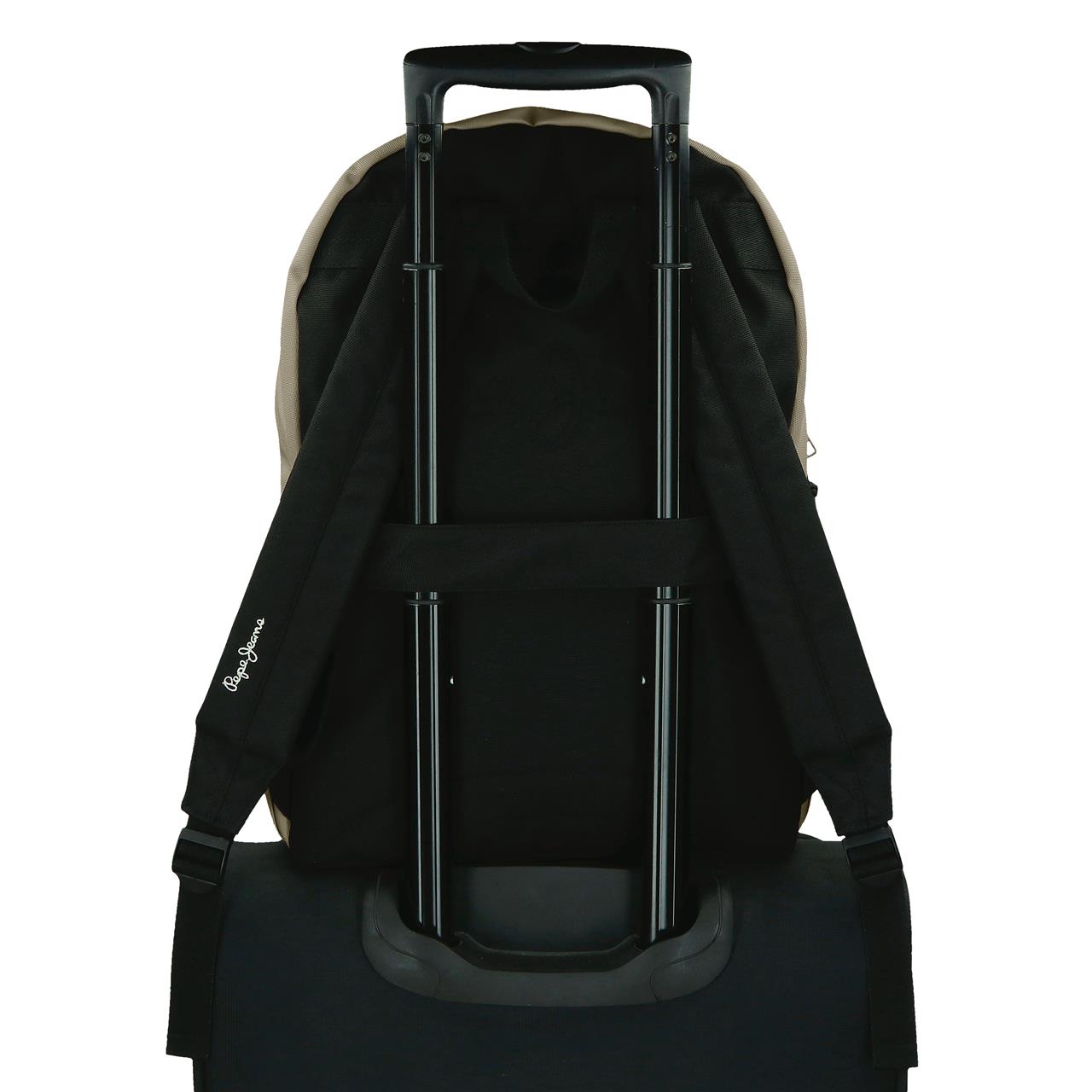 63392H5 BACKPACK CORD HOLDER + EVERYTHING CASE. 44CM. PJL ARIS EVERGRE