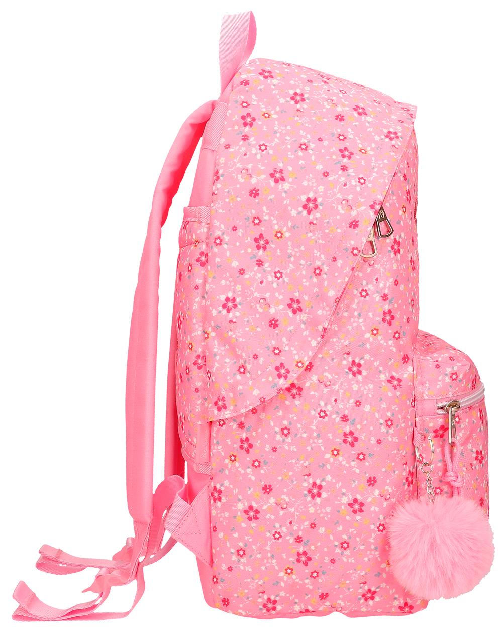 6712323 BACKPACK 42CM. PJL ALENKA ROSA