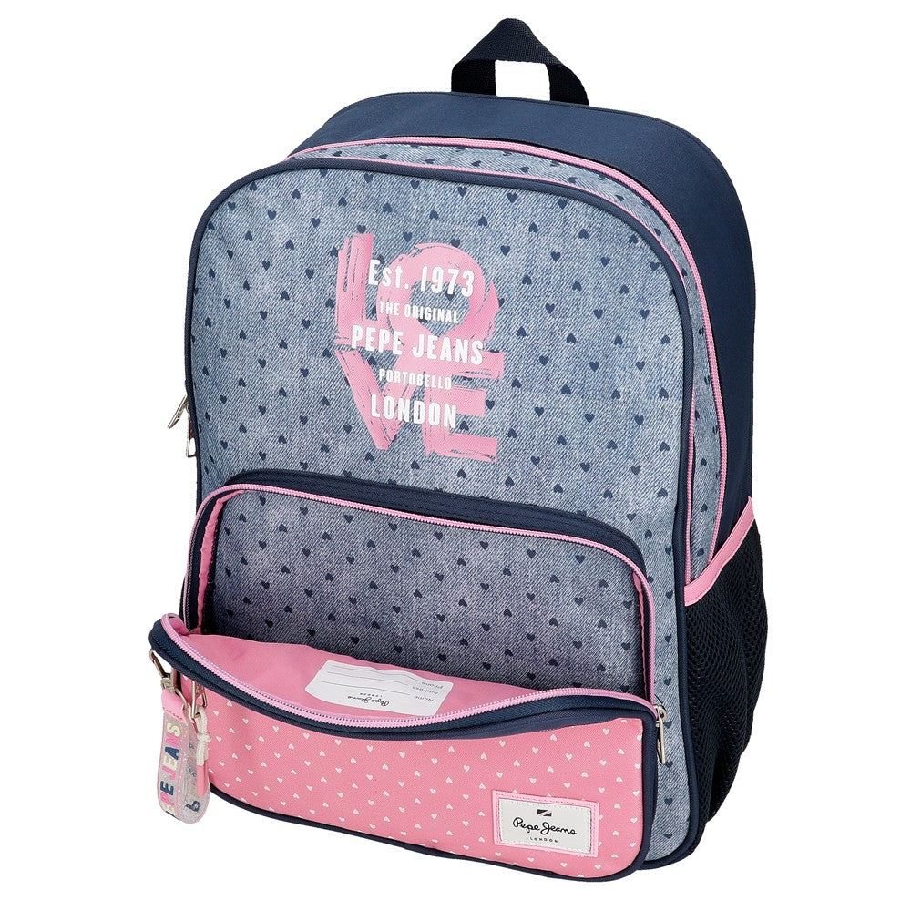 6822221 RYGSÆK 40CM 2C. PJL NONI DENIM