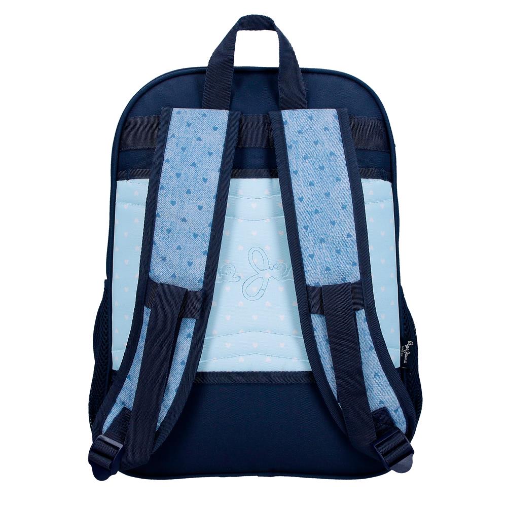 6822222 RUCKSACK 40CM 2C. PJL NONI DENIM HELLBLAU