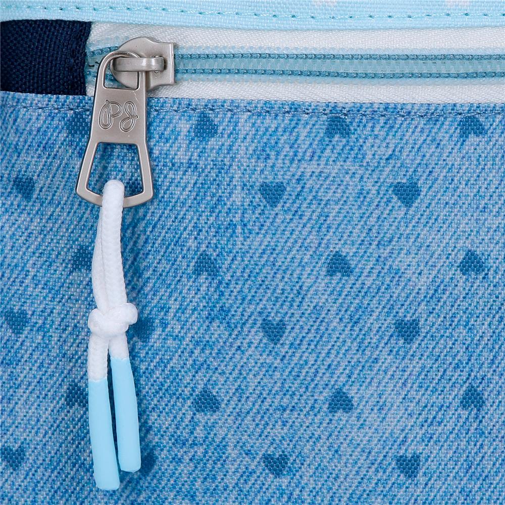 68222D2 ADAP-RUCKSACK. 40CM 2C. PJL NONI DENIM HELLBLAU