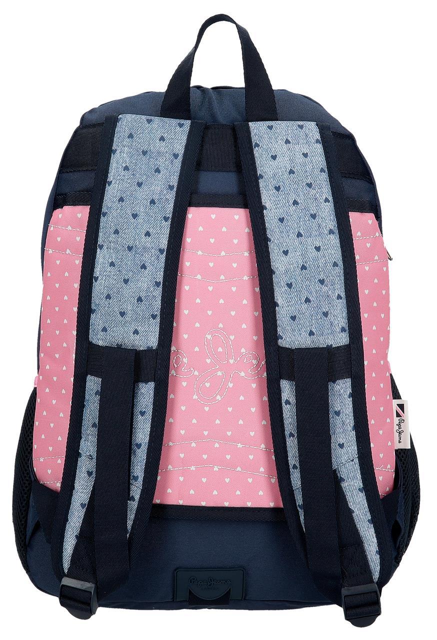 68225D1 MOCHILA ADAP. 44CM 2C. PJL NONI DENIM