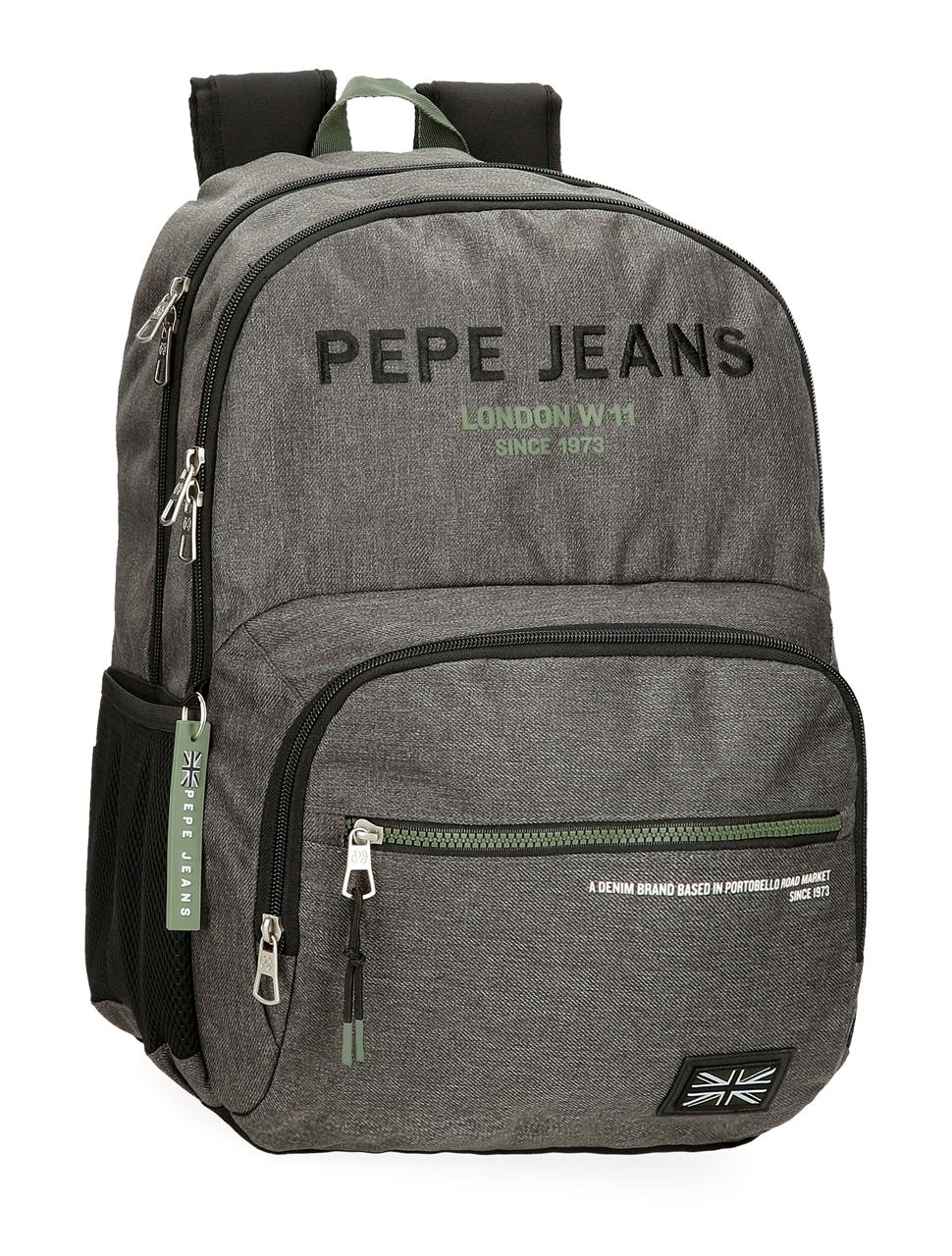 6912522 SAC À DOS 45CM 2C. PJL EDMON GRIS