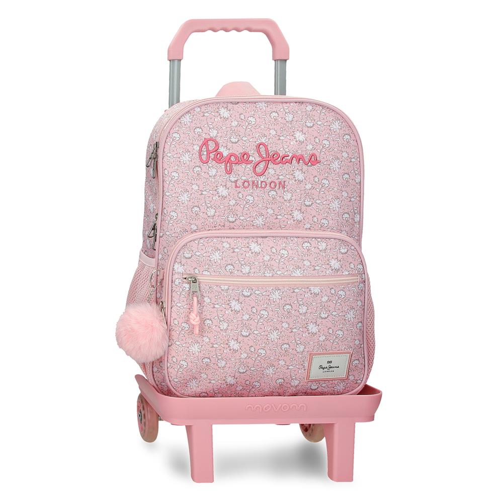 60722V1 ADAP-RUCKSACK. 40CM 2C. C/CARRO. PJL MIA HELLROSA