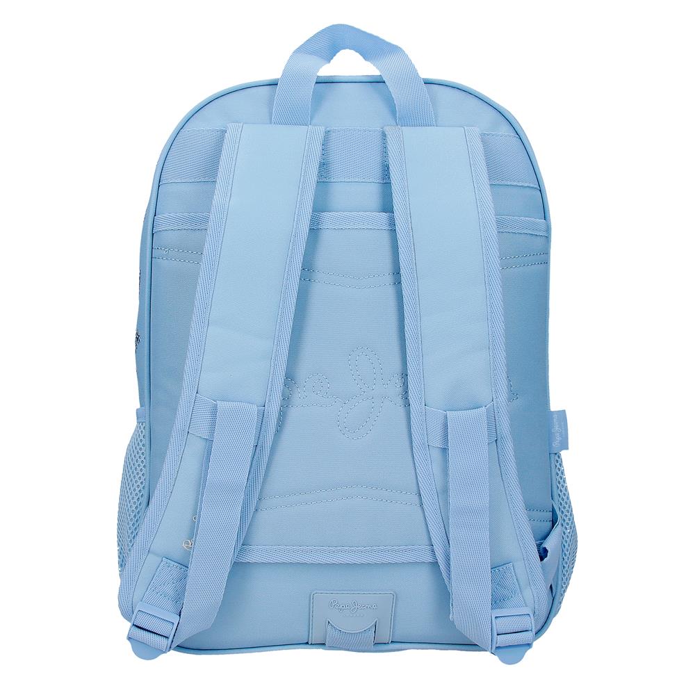 60822F2 SAC À DOS ADAP. 40CM2C. PJL OLIVIA BLEU CLAIR